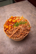 Bowl Birria, Madurito y Arroz Oriental